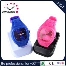 Montres de poignet de gelée de silicone de cadeau de promotion de 2015 (DC-974)